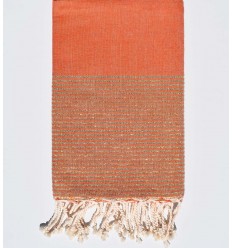 Lurex plate orange corail