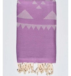 Purple beach towel