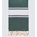 Fouta classique vert bouteille