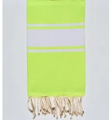 SERVIETTE de plage vert fluo