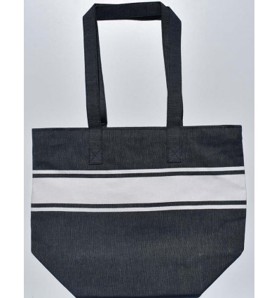 Dark midnight blue beach bag