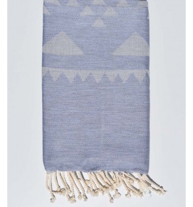 Grey Bohemian beach towel