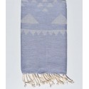 Grey Bohemian beach towel