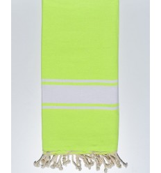 Jeté jaune vert fluo 2m*2m