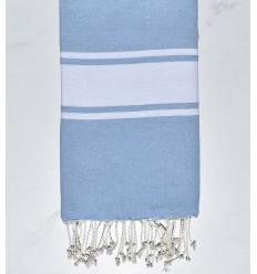 Fouta classique bleu ciel