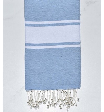 Fouta classique bleu ciel