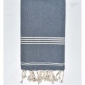 Serviette de plage mykonos bleu jeans