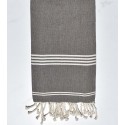 Serviette de plage mykonos taupe