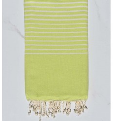 Fouta portofino vert pistache clair