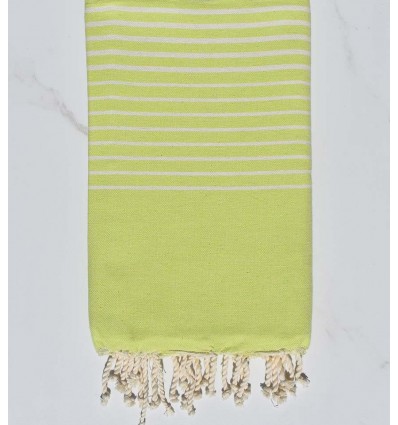 Fouta portofino vert pistache clair