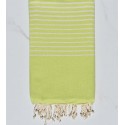 Fouta portofino vert pistache clair