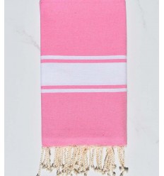 Fouta classique rose clair