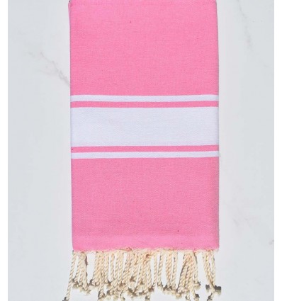 Fouta classique rose clair