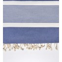 Blue light jeans throw 2m * 2.80m