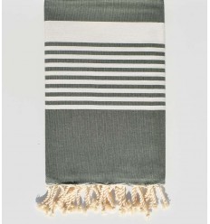 Fouta arthur vert militaire