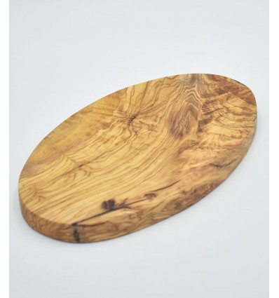 Planche ovale en bois d'olivier