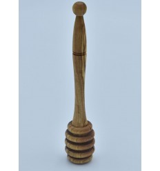 Cuillère à miel grande taille en bois d'olivier