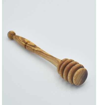  Large olive wood honey spoon