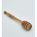Cuillère à miel grande taille en bois d'olivier