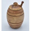 Pot à miel en bois d'olivier