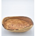 Saladier ovale en bois d'olivier T20