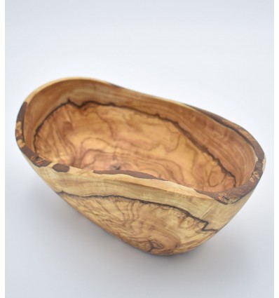 Saladier ovale en bois d'olivier T20