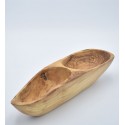 Olive wood appetizer dish