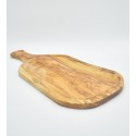 Planche avec poignée en bois d'olivier de 44cm à 50cm