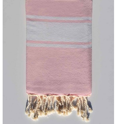 Fouta classique rose bébé