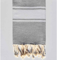 Fouta classique gris souris