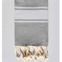 Fouta classique gris souris