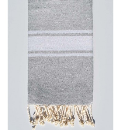 Fouta classique gris