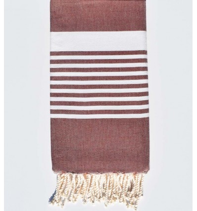 Fouta arthur couleur senois foncé