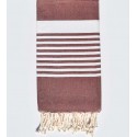 Fouta arthur couleur senois foncé