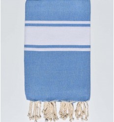 Fouta classique bleu roi clair