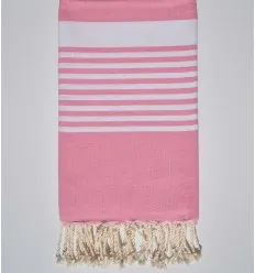 Fouta arthur couleur rose clair