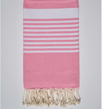 Fouta arthur couleur rose clair