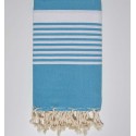 Jeté bleu ciel  2m/2m