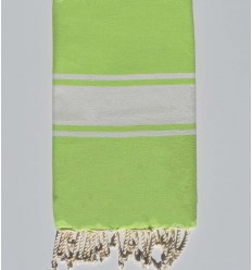 fouta plate vert anis