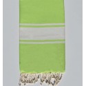 fouta plate vert anis