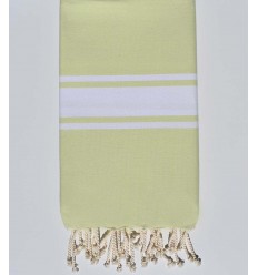 fouta plate vert très clair