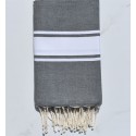 fouta plate fris foncé