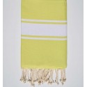 beach towel flat chartreuse