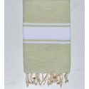 Fouta plate vert pale clair