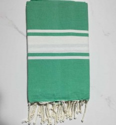 fouta plate vert