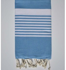 fouta arthur bleu azur