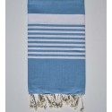 fouta arthur bleu azur