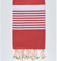 fouta rouge anglais - FOUTA TUNISIA