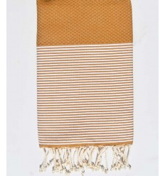 fouta plate indigo