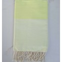 Beach towel Honeycomb light neon green